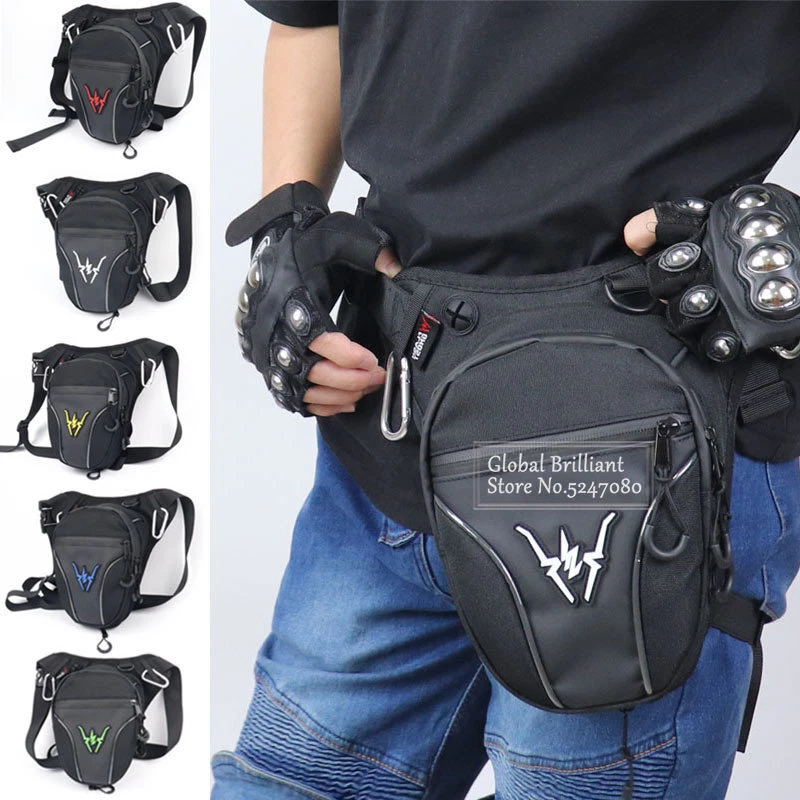 2022 Motorcycle Leg Bag Waterproof Waist Thigh Belt Hip Pack Side Bag for  Men