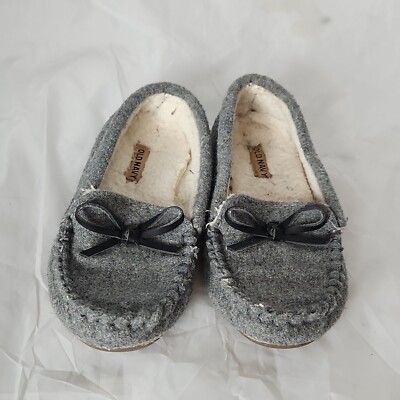 Old Navy Children’s Serpa Moccasins Slippers grey Medium sole 7