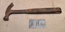Rare antique Estwing perfect handle hammer early collectible carpentry tool H6
