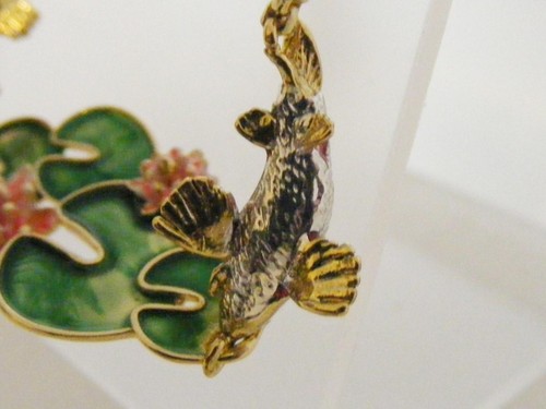 Pulsera Bill Skinner Koi Carpa y Lirio de Agua D6093A - Imagen 4 de 7