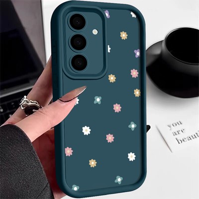 Shockproof Floral Case For Samsung S25 S24 Ultra S23 FE S22 S21 A55 A15 A35 A54