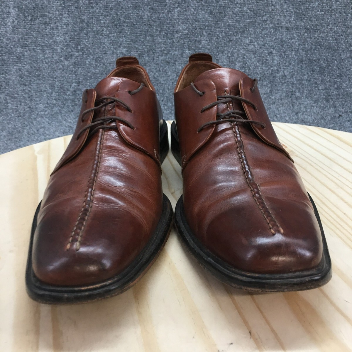 Cole Haan Dress Shoes Mens 10 M Derby Oxford Brown Leather  display picture 2