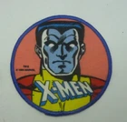 Vintage 1980's Marvel Comics Super Heroes Sew On Patch Colossus 4" Round X-Men