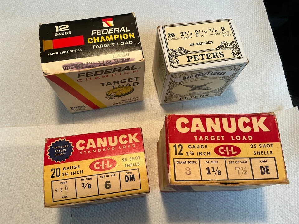 Vintage Canuck Peters Shotgun Shell Empty Boxes - Image 4 of 4