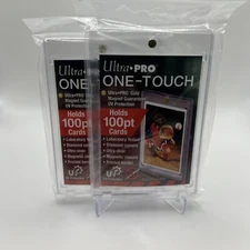 Ultra Pro One-Touch Thick Card 100pt Point Magnetic Card Holder - LOT of 2