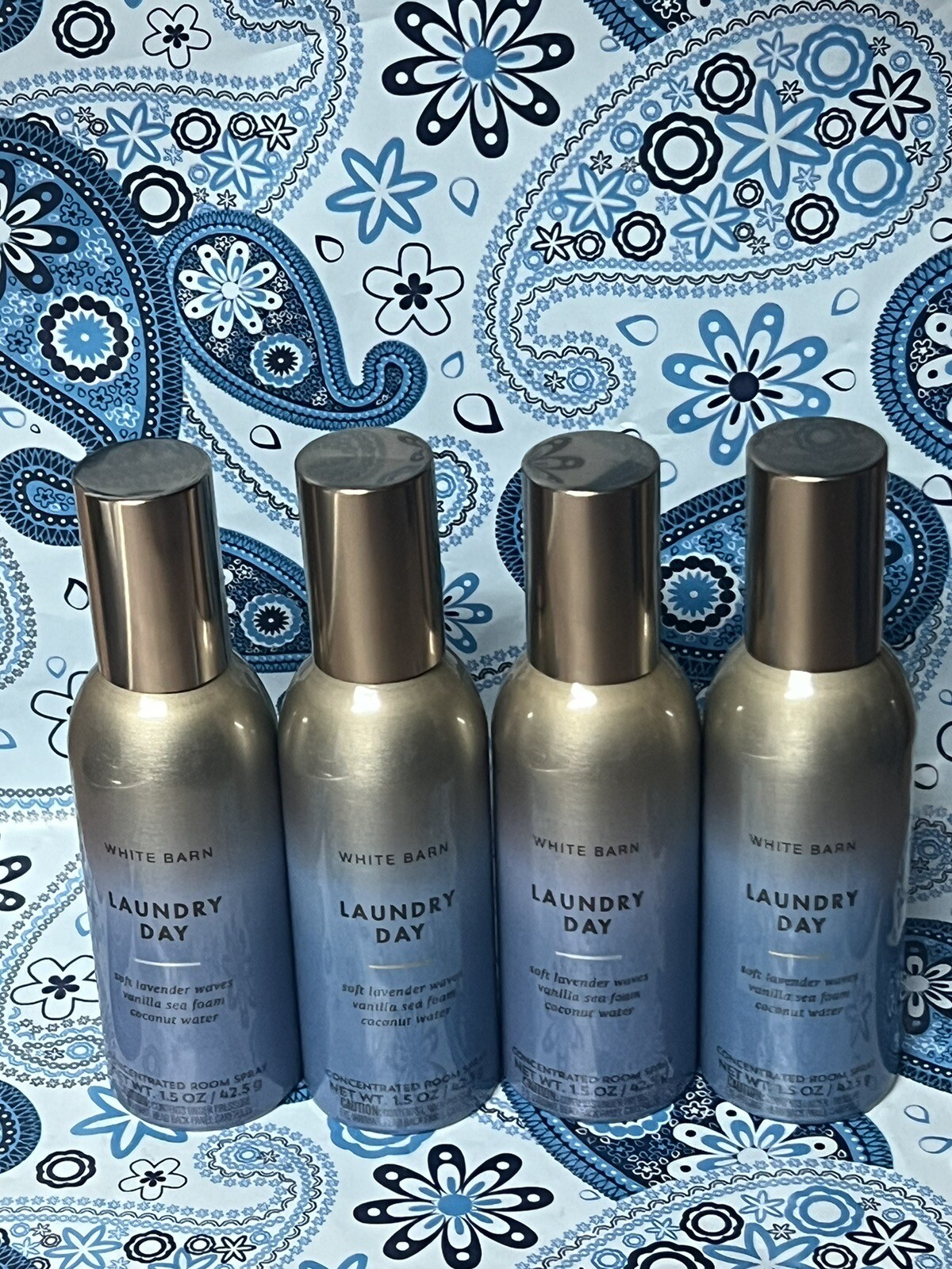 4 Bath Body Works LAUNDRY DAY Concentrate Fragrance Room Spray Perfume