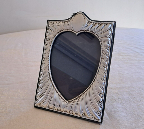 Antiker Sterling Silber FOTORAHMEN Herzform. Mit Glas. London 1919 gemarkt - Bild 15 von 20