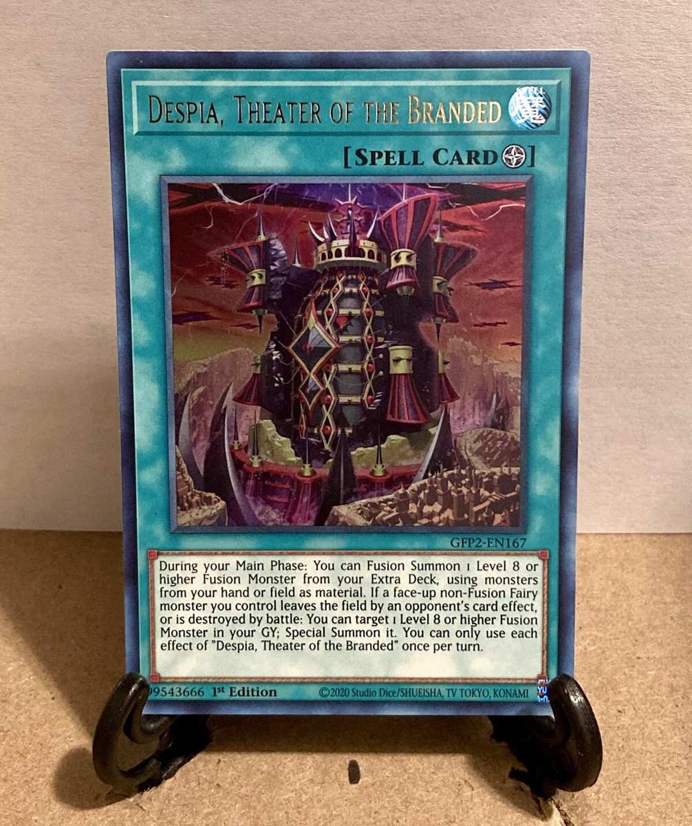 Yu-Gi-Oh! TCG Despia, Theater of the Branded Ultra Rare 1st Edition GFP2-EN167 | eBay Yu-Gi-Oh! TCG Despia, Theater of the Branded Ultra Rare 1st Edition GFP2-EN167 | eBay