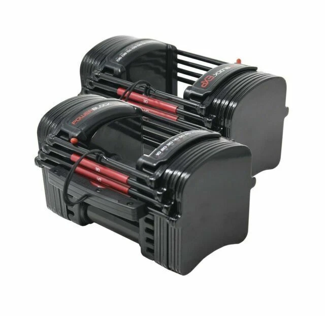 Powerblock Exp Stage 1 Adjustable Dumbbell 50lb Pair Set 50 Pounds Dummbells