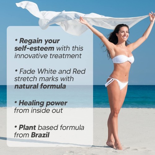 Crema avanzada para eliminar estrías con ingredientes naturales brasileños - Imagen 3 de 8
