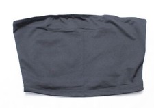 SHEIN Women's Strapless VCAY Sleeveless Solid Tube Top JJ4 Black Medium