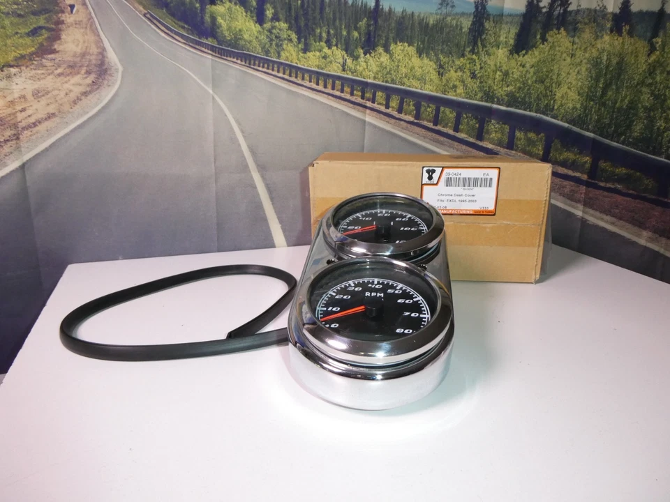 Harley FXR Velocímetro GPS Tacómetro Medidor Panel de tablero FXD FXE V-Twin 39-0840 Y3 Foto 2 de 4