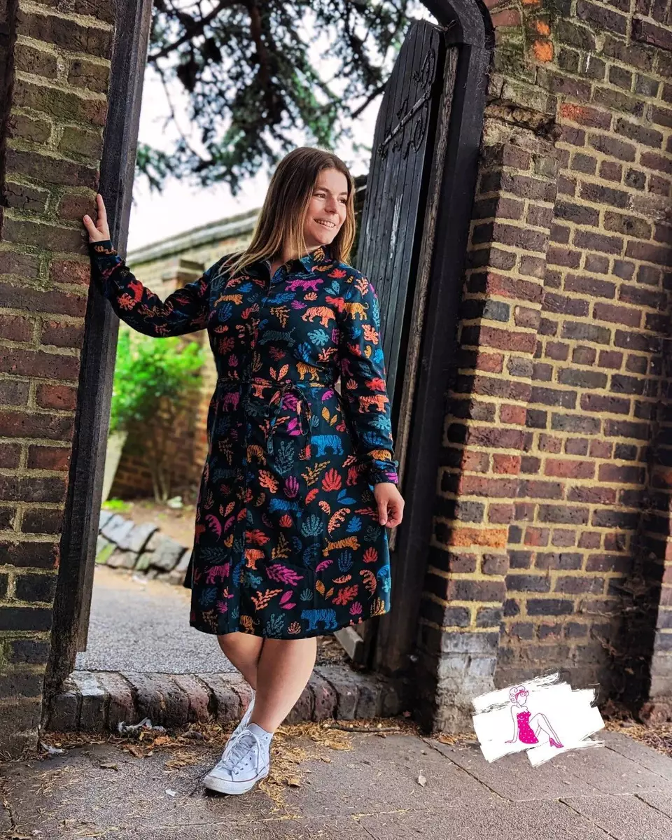 Tiger shirt dress discount