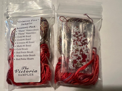 The Victoria Sampler - Crimson Fire Sampler thread pack