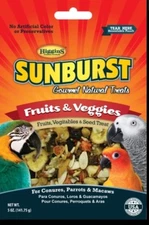 Higgins Sunburst Fruit and vegetable Large bird parrot treat macaw 5oz bulk