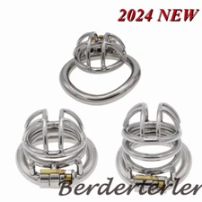 Mini Micro Hollow Chastity Cage Stainless Steel Chastity Device Cages Lock Men