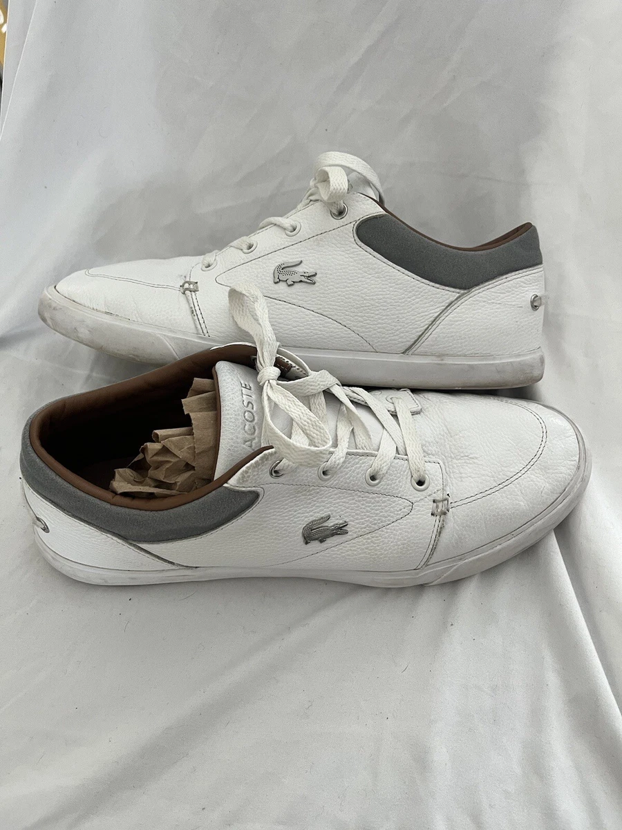 detekterbare vegne Gøre mit bedste Lacoste BAYLISS 118 1 U CAM Lace Up Sneakers white size 10 mens | eBay