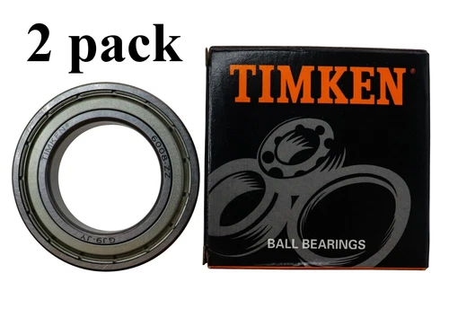 2PACK TIMKEN 6008ZZ 40X68X15MM Rodamientos de bolas con sello de metal doble - Imagen 1 de 4