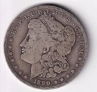 1890 O Morgan Silver Dollar 1$ Coin 90% Silver #948