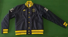 New! Mens NIKE PARIS SAINT-GERMAIN FC 24/25 AUTHENTIC SOCCER VARSITY JACKET NAVY