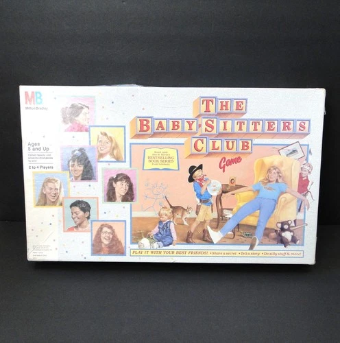 Vintage 1989 Milton Bradley - The Baby Sitters Club Board Game (Complete)