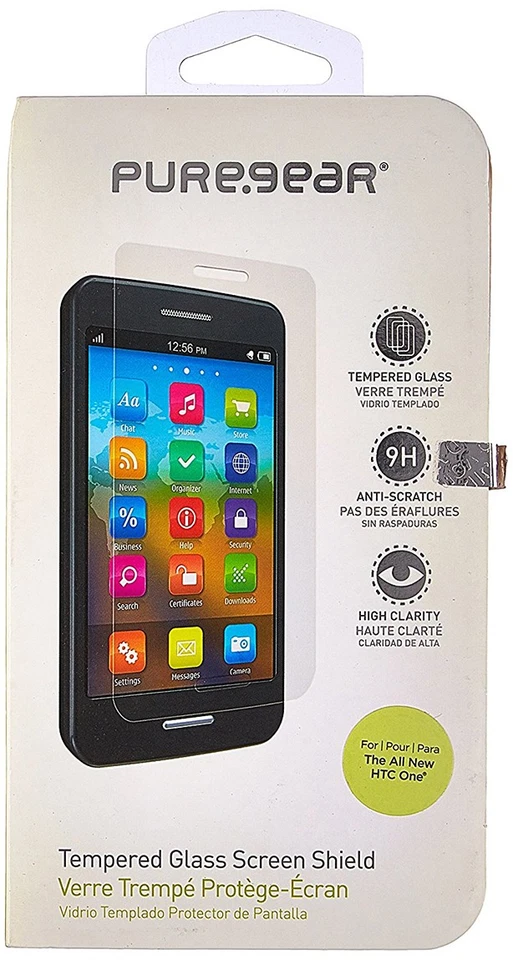PUREGEAR HARD 9H TEMPERED GLASS SCREEN GUARD SHIELD PROTECTOR FOR HTC ONE M9 - Image 2 of 4