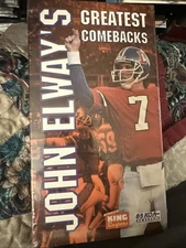 JOHN ELWAY'S GREATEST COMEBACKS VHS 1993