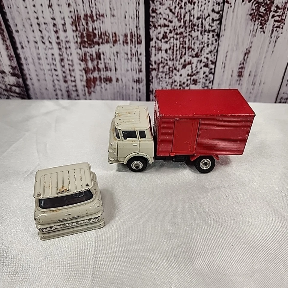 COX MINI POWER GMC EE. UU. FURGONETA DE CAMIÓN SHINSEI CON CABINA EXTRA JAPÓN AÑOS 60 Foto 4 de 4