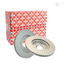 Febi Bilstein 2x BREMSSCHEIBE vorne für AUDI SEAT SKODA VW