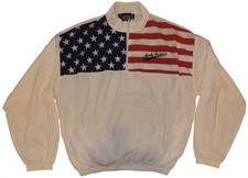 Vintage 80's Harley Davidson Venini Collections American Flag Windbreaker XL