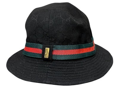vintage GUCCI Monogram Buckethat Made in ITALY