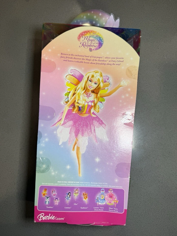 Barbie Fairytopia Magic of the Rainbow 2006 muñeca de hadas Elina Mattel *nueva en caja. B1 Foto 2 de 2