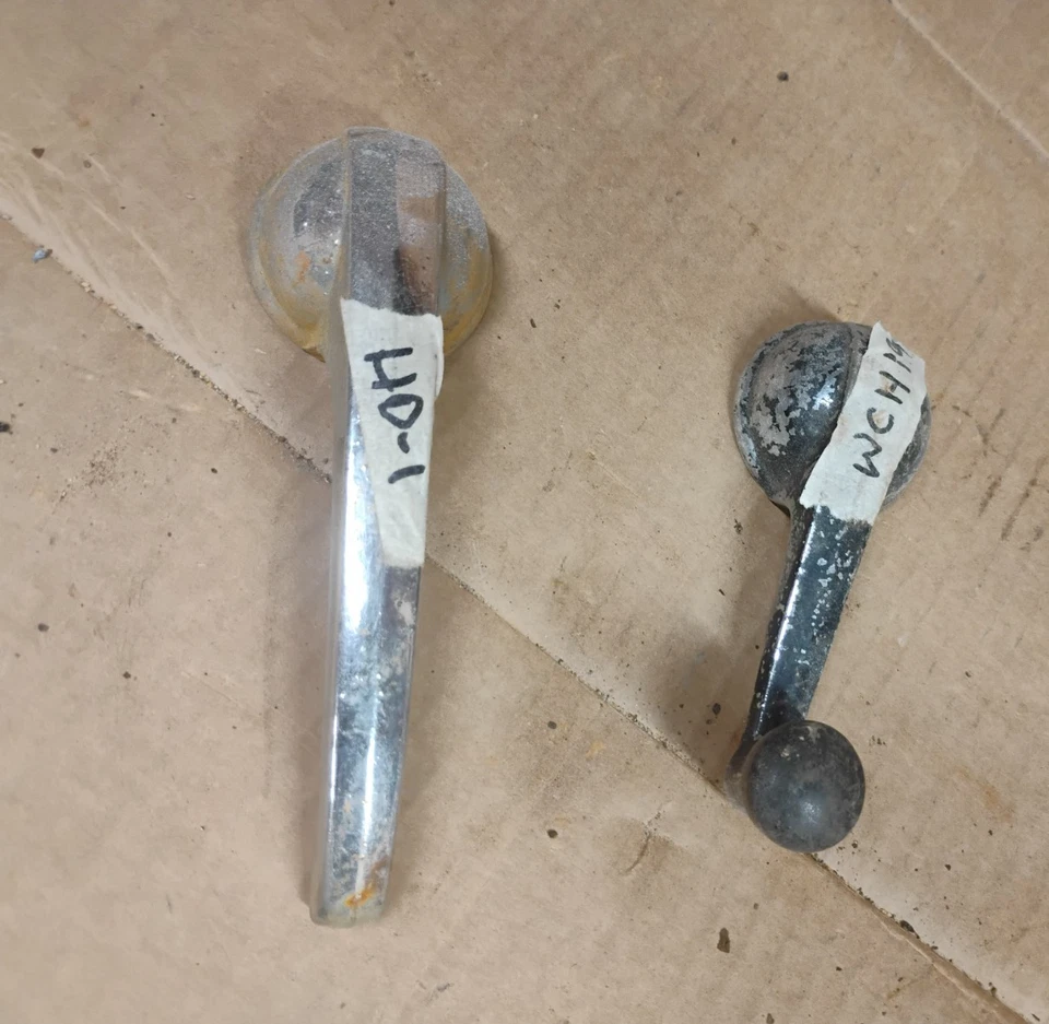 47-66 Chevy GMC Truck OEM Doorhandle and Window Crank - Image 3 of 4