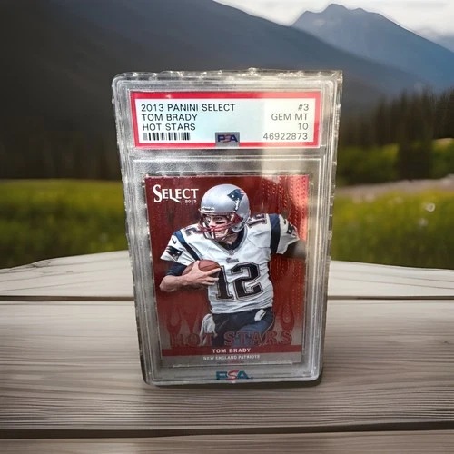 2013 Panini Select Tom Brady Hot Stars #3 PSA 10 Gem Mint