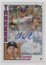 2019 Silver Pack 1984 Topps Baseball Signatures /199 Chance Adams Rookie Auto RC