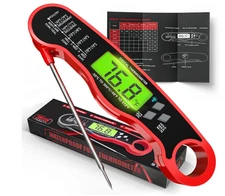 AWLKIM® Digital Meat Thermometer for Cooking, Instant Read Food Thermometer wit
