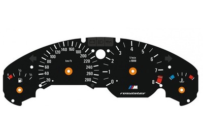 BMW Z3 M Roadster Speedometer Dials Gauge Faces Replacement Dials Black Dial Con