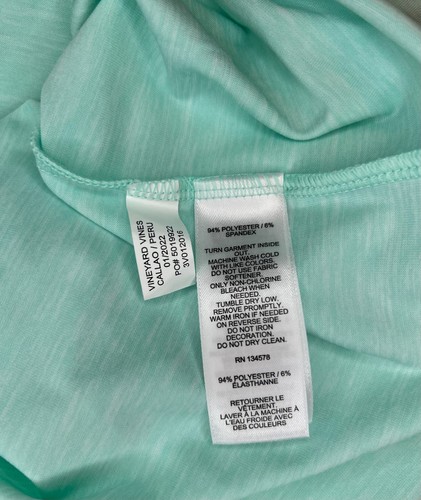 Vineyard Vines Boy's XL (18) Crystal Blue Heather Blank Harbor L/S Wicking NWT - Picture 7 of 9