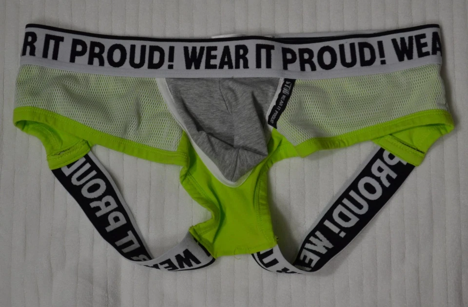 Lot of 5 Men's Thongs Size Large Two PUMP!, ADDICTED, STUD, C-IN2  Multicolor - Image 4 of 4