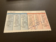 STRAT-O-MATIC Signed Troy Neel 1994 Oakland