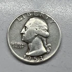 1953-S WASHINGTON QUARTER POPULAR DATE Actual Coin Melt @9.00 Get Yours
