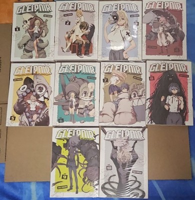 Gleipnir Vol 1-10 English Manga with manga cover protector