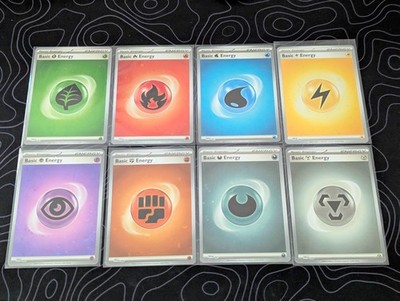holographic energy card 151 Pokemon 151 Holo Energy Complete Set - ALL HAVE 4 SWIRLS