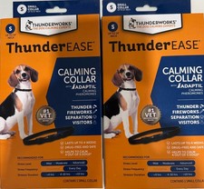 TWO PACK THUNDEREASE Small Dog Calming Collar Adaptil Phe 30 Days Exp 08/27  UP