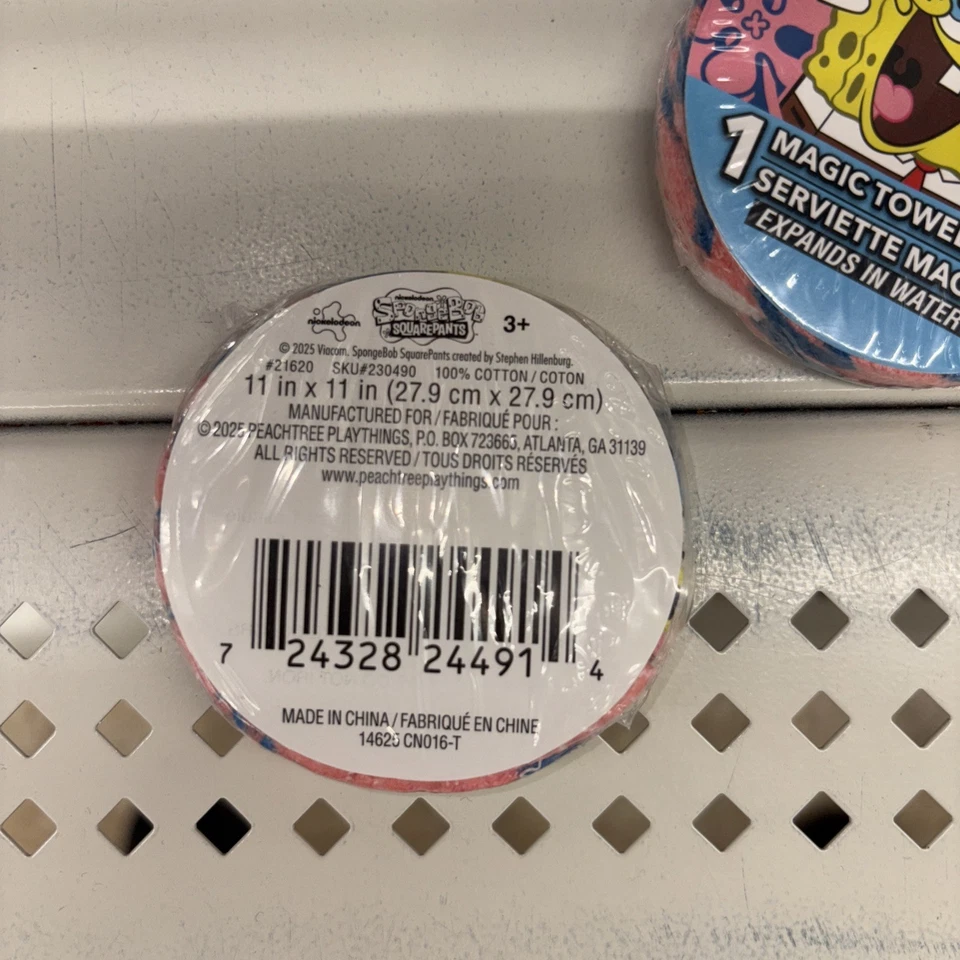 Toalla mágica Bob Esponja Foto 2 de 2