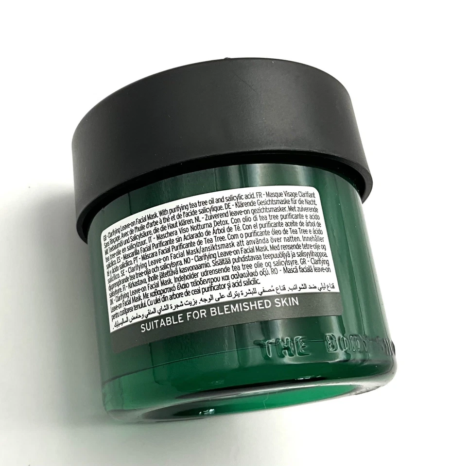The Body Shop Tea Tree Anti-Imperfection Night Face Mask 75ml Discontinued New - Image 2 of 4
