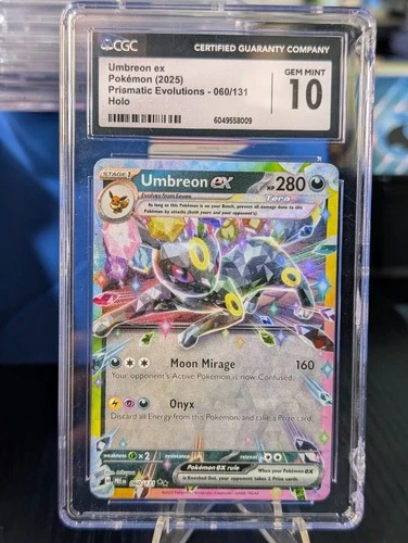 CGC 10 Umbreon ex 060/131 Sv: Prismatic Evolutions Holo