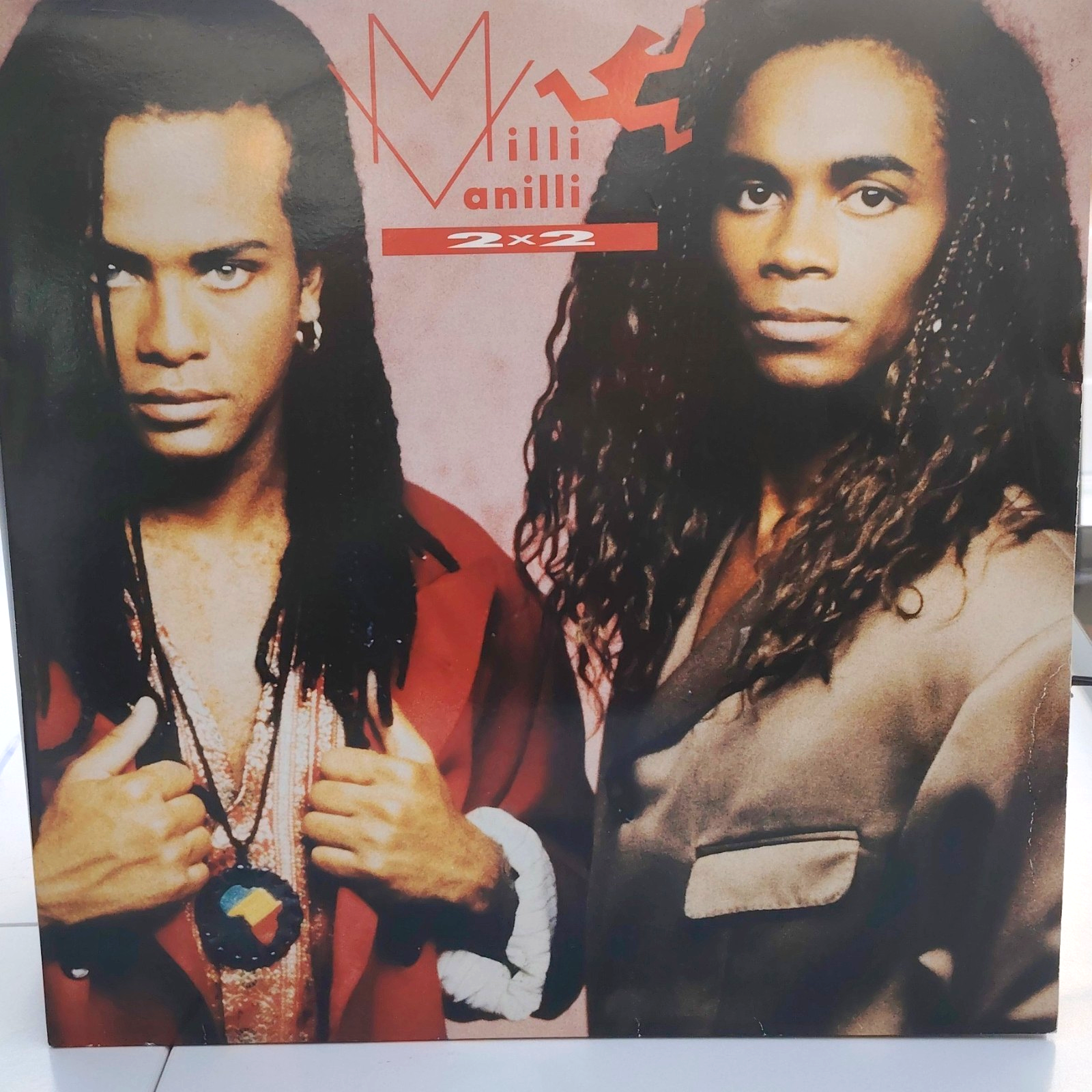 MILLI VANILLI - 2X2 - DOUBLE GATEFOLD LP Chrysalis CTLP D11 1989 EX +EX +VG+