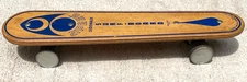 SKATEBOARD 1960's ZIPEES M 369 SIDEWALK SURF BOARD OLYMPIC METAL WHEELS