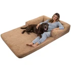 Human Sized Dog Bed for Large Dogs and Adults Water-Resistant 74” x 41” x 9”